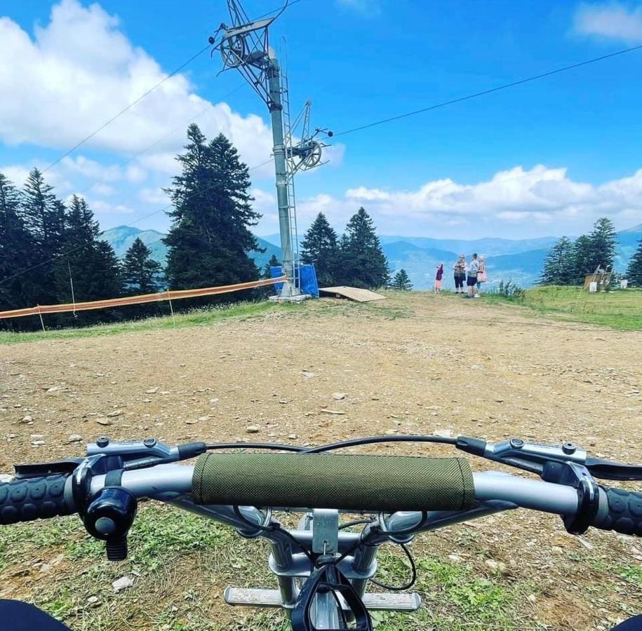 Le Fleuri Ensoleille De Guzet Appartement Ustou Buitenkant foto